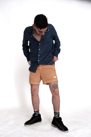 Ralph Lauren Shirt Blue Linen