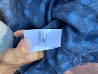 Ralph Lauren Shirt Blue Linen