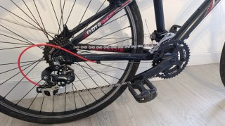 Bicicleta MTB 21 velocidades Negra