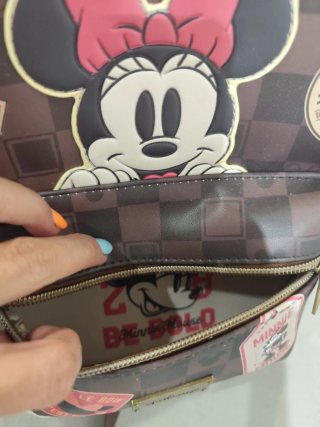 Mochila Minnie Mouse Disney Marrón Rosa