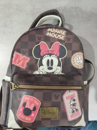 Mochila Minnie Mouse Disney Marrón Rosa