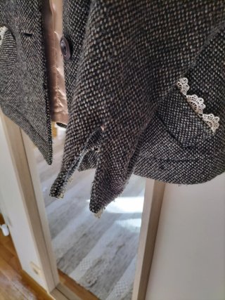 Chaqueta de lana, forrada de buena calidad
