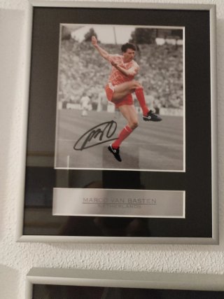 Cuadro Marco Van Basten Holanda Firmado