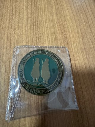 Moneda conmemorativa Espíritu, Sacrificio, Lealtad
