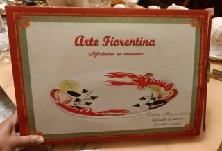 Piatto ovale crostacei