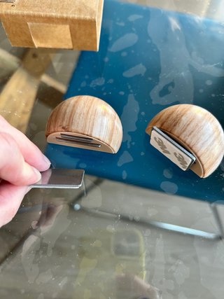 4 topes de puerta Inspire madera