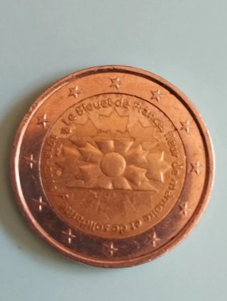 Moneda 2€ Francia 2016 Le Bleuet de France