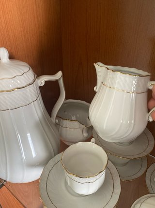 Juego de café de porcelana