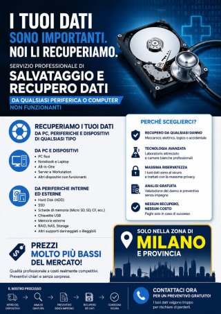 Salvataggio e recupero dati