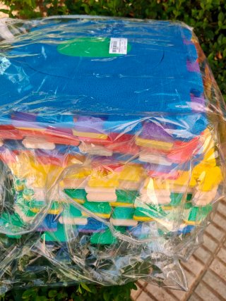 Alfombra puzzle niños multicolor 20 piezas