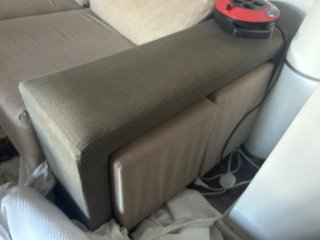 Sofá modular chaise longue beige