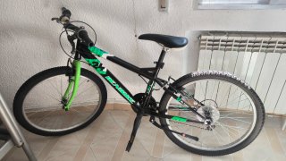 Bicicleta Benbike 24 Negra y Verde