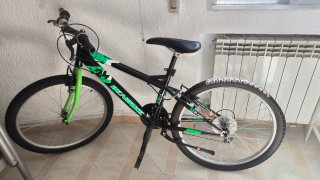 Bicicleta Benbike 24 Negra y Verde