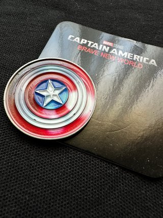 Moneda Capitán América Nuevo Mundo Marvel