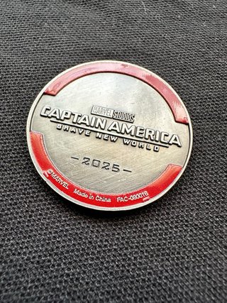 Moneda Capitán América Nuevo Mundo Marvel