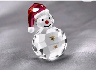 Pupazzo di neve  Swarovski Cristallo