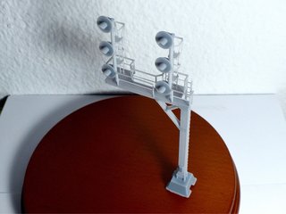 Semáforo Ferrocarril Escala H0 Maqueta de Trenes