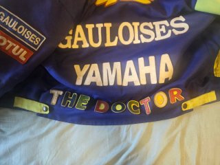 Chaqueta Moto VR46 Azul y Amarilla