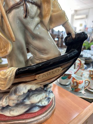 Figura Marinero de Cerámica - Estilo Lladró