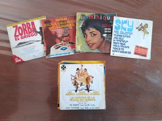 Pack Música Discos Vinilos Singles Español