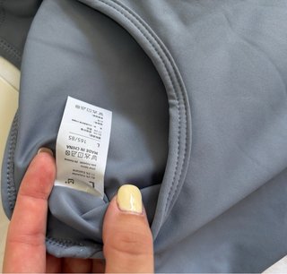 Alo Top Deportivo Gris y Azul Talla S