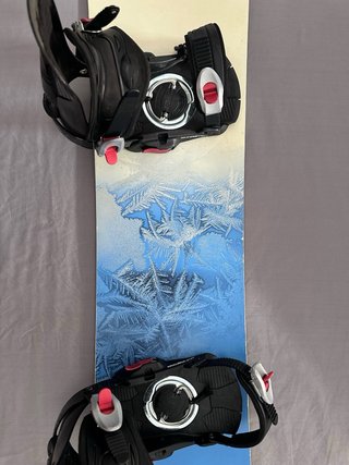 Tabla Snowboard con Fijaciones