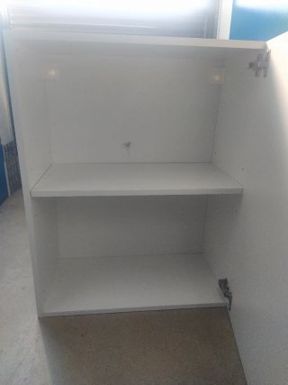 2 Muebles Cocina/Baño Blancos