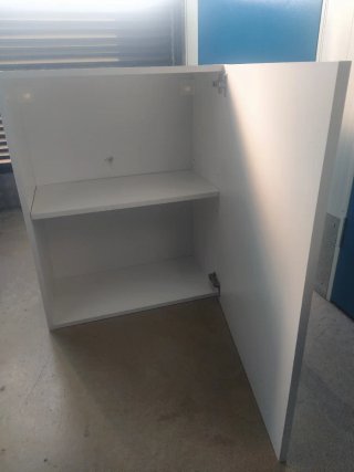 2 Muebles Cocina/Baño Blancos