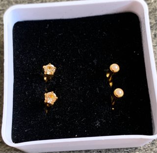 Pendientes Acero Inoxidable Dorados