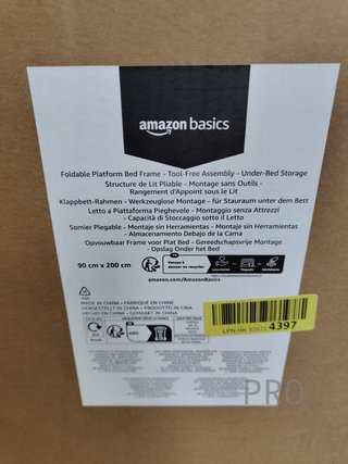 Somier fijo plegable - AmazonBasics