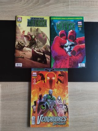 Un mundo bajo muerte + extras Marvel