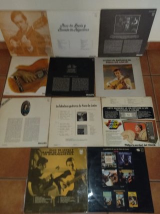 Lote 12 Vinilos Paco de Lucía Flamenco
