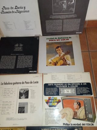 Lote 12 Vinilos Paco de Lucía Flamenco