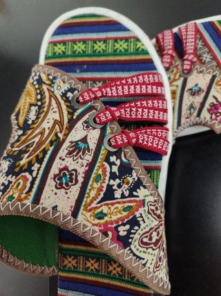 Sandalias Multicolor Estilo Bohemio