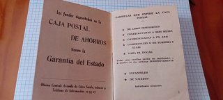 Almanaque Postal 1957 Caja Ahorros