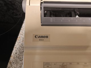 Canon ES 3 Máquina de Escribir Eléctrica