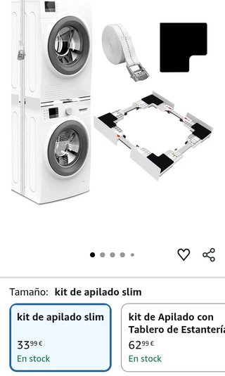 Kit Apilado Lavadora Secadora Universal.
