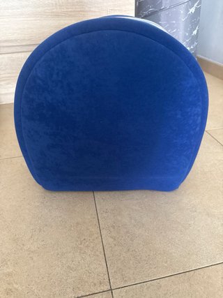 Cama para perro pequeño azul