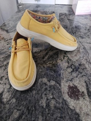 Mocasines de tela para mujer