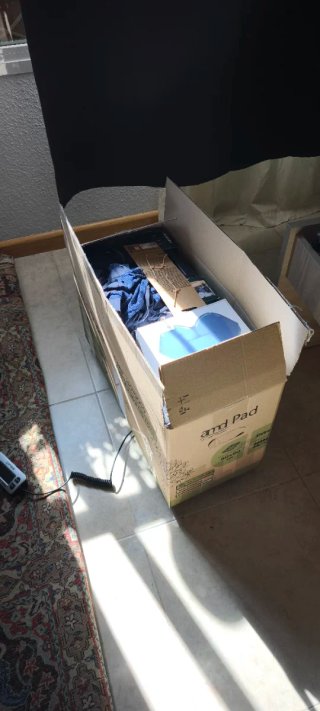 Caja de cartón grande