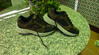 Zapatillas Trekking Skechers Hombre Marrón/Verde