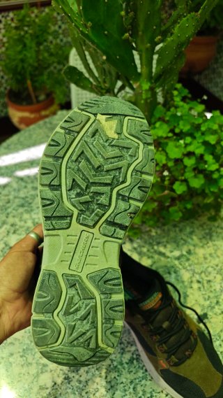 Zapatillas Trekking Skechers Hombre Marrón/Verde