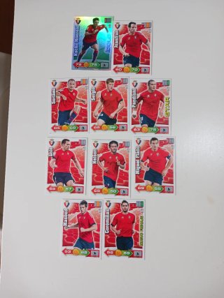 Adrenalyn 2010-2011 CA Osasuna Cards