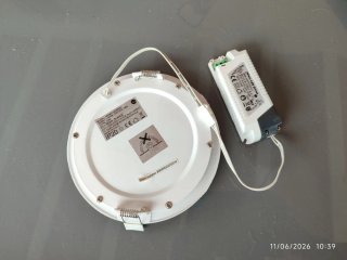 Foco LED Circular Empotrable Blanco