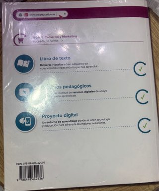 Procesos de venta, CFGM Comercio y Marketing