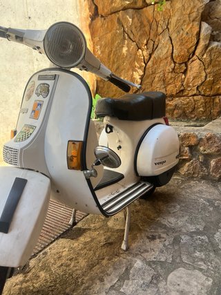 Vespa PX 200 E Blanca