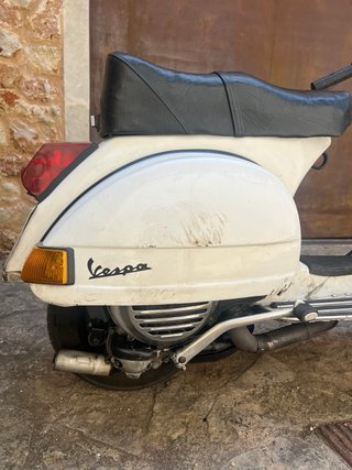 Vespa PX 200 E Blanca