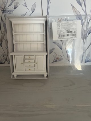 Armario casa de muñecas blanco