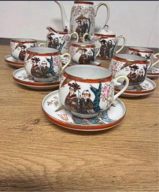Juego de café porcelana China vintage