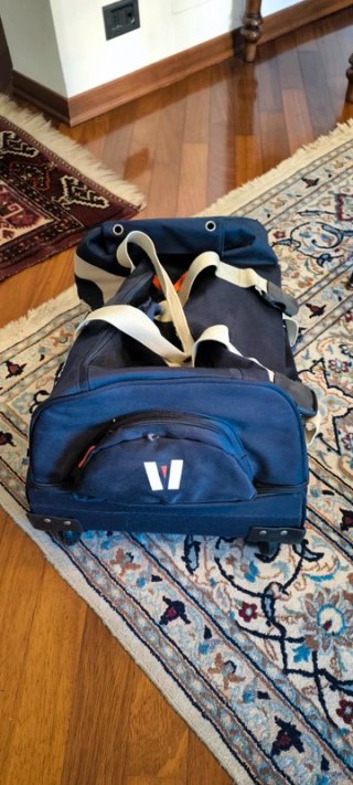Borsone Trolley Vuarnet Viaggio/Sportivo Beige/Ner